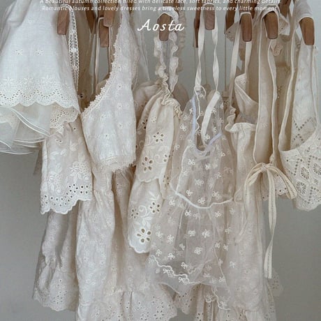 aosta/17. [Lace Ribbon Open Dress] FREE
