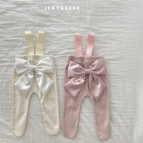 jeayabebe/5. ribbon yoobal band leggings S(3-6)-M(6-12)