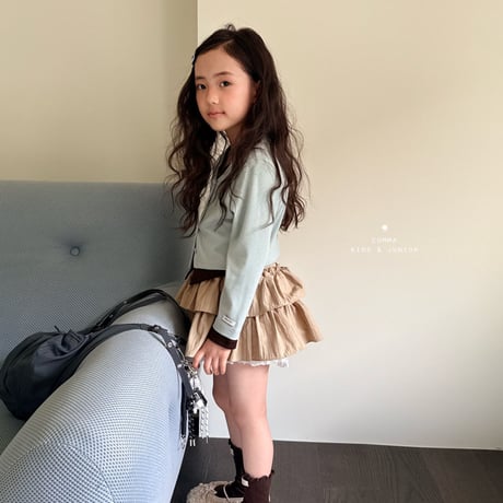 comma/35. two color cardigan 140-150