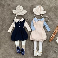 bebeholic/25. pony overalls suit S(3-6M)-XL(18-24M)