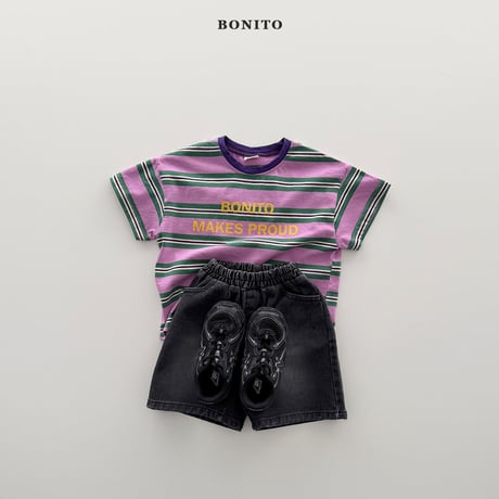 bonito/39. Proud Stripe T-shirt? JS-JM