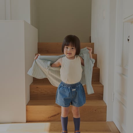 lalaland/14. point denim half pants XS-XL