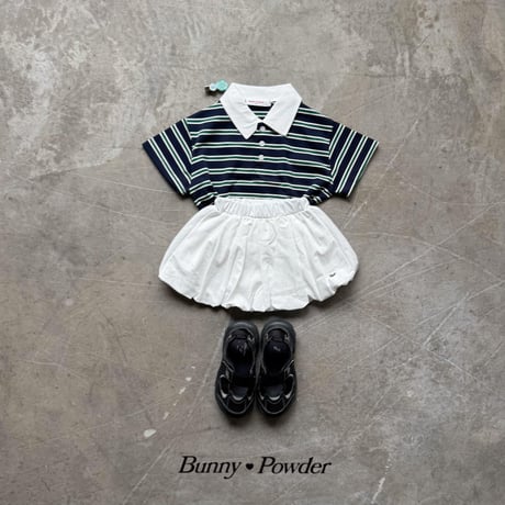 bunnypowder/187. summer collar T-shirt 2XL-4XL