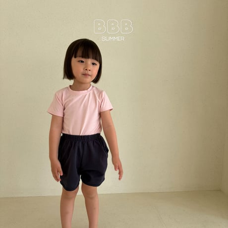 bellabambina/90. slim half T-shirt XS-XL