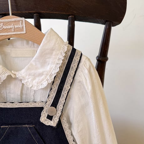 bananaj/9. lace overalls one-piece XS-JS