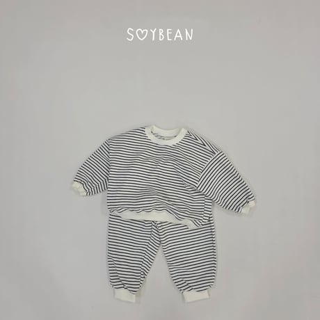 soybean/82. plan ) stripe updown set JS-JM