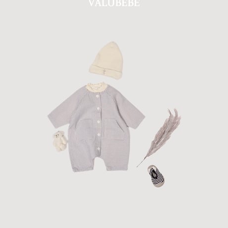 valubebe/27. check jump suit 6M-18M
