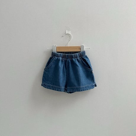 minirobe/35.  round denim pants  S-XL