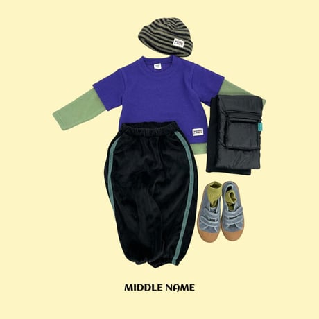 middlename/19. double rayerd T-shirt S-XL