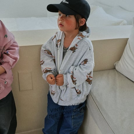 boneoune/20. tiger full_print _ hood zipup JS-JL