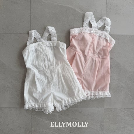 ellymolly/32. pure lace romper 5-11
