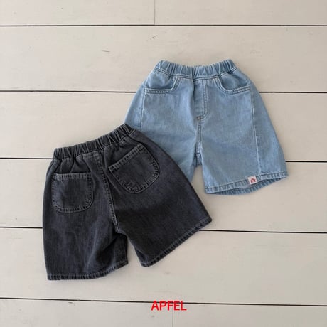 apfel/15. soft shorts denim S-XL
