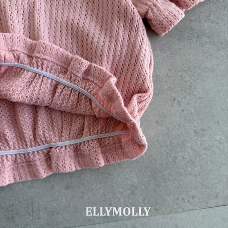 ellymolly/93. Rie puff collar T-shirt 13-15