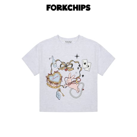 forkchips/70. wonder bunny T-shirt JS-JXL