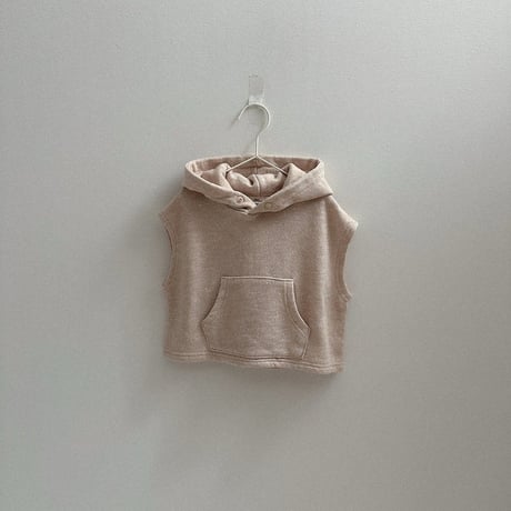 digreen/42. woody hooded vest? S-2XL