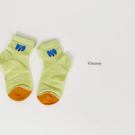 vbunny/89. green dog socks set M(130-150)-XL(180-210)