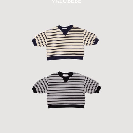 valubebe/85. stripe man-to-man 6M-S