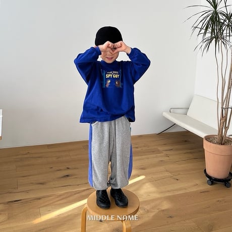 middlename/17. terry two color pants JS-JM