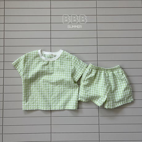bellabambina/61. ( plan ) check two color set XS-XL