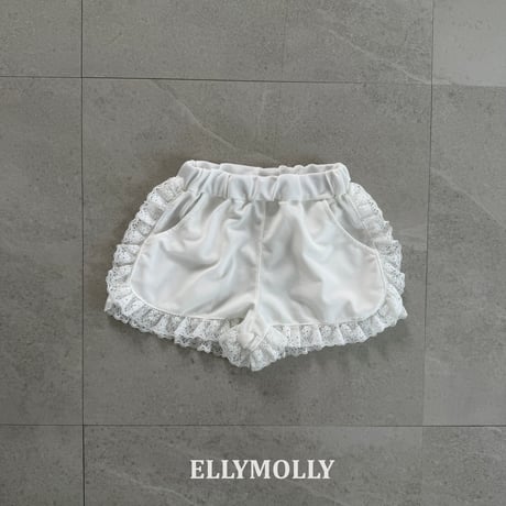ellymolly/16. mesh fril half pants 13-15