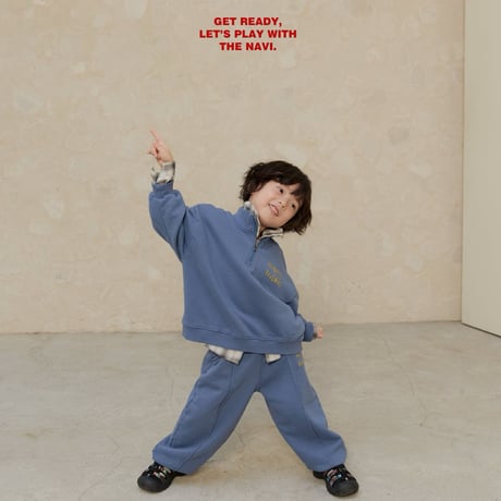 navi/50. happy half zipup man-to-man 2XL-JL