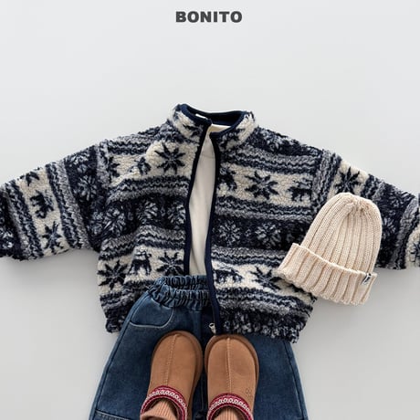 bonito/31. Nordic jumper zipup 12M-XL