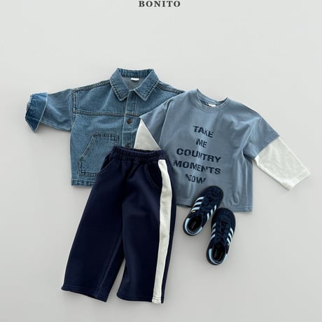 bonito/66. two color pants JS-JM