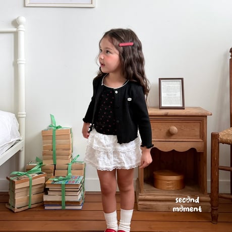 secondmoment/45. cherry set cardigan JS-JL