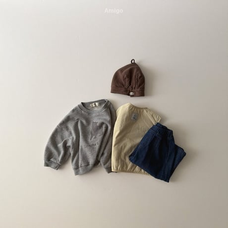 amigo/57. soft man-to-man XS-XL