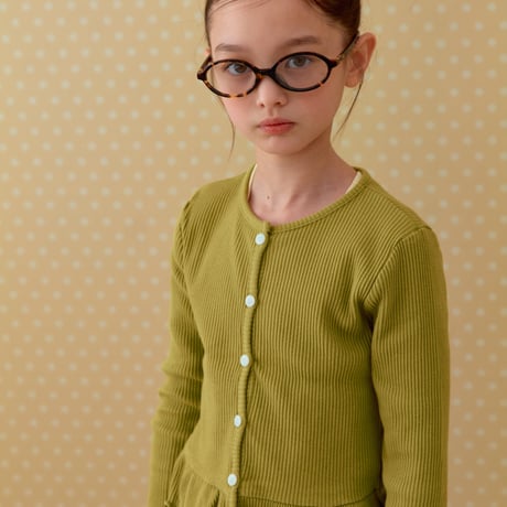 minimal/77. golgi fril cardigan JS-JM