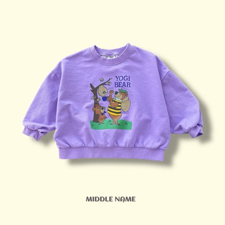 middlename/14. bear man-to-man S-XL