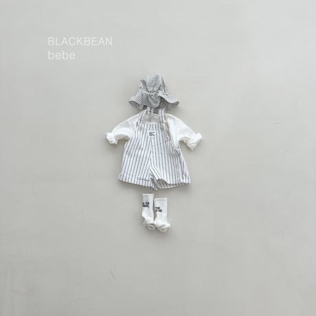 blackbean/22. overalls set S-M
