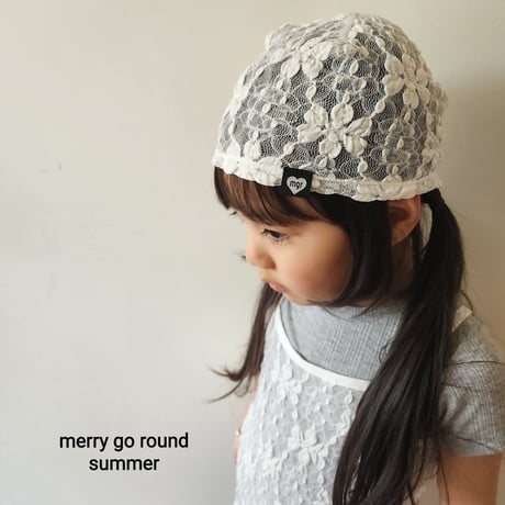 merrygoround/42. lace beanie XS-2XL