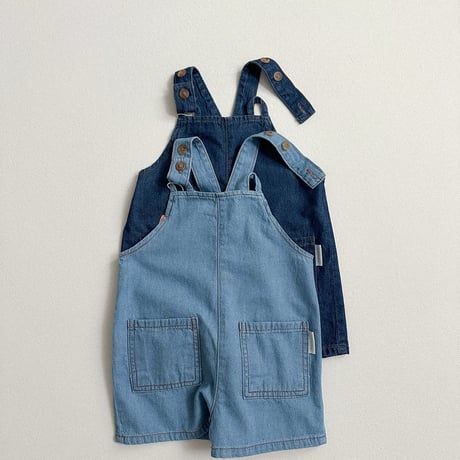 minirobe/8. distressed denim overalls  S-XL