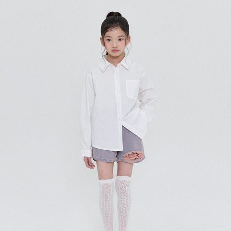 forkchips/33. ribbon punching shirt M-XL