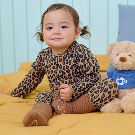 oottbebe/16. little leopard inner wear XS(0-1Y)-XL(4-5Y)