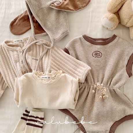 valubebe/12. cropple two color suit 6M-18M