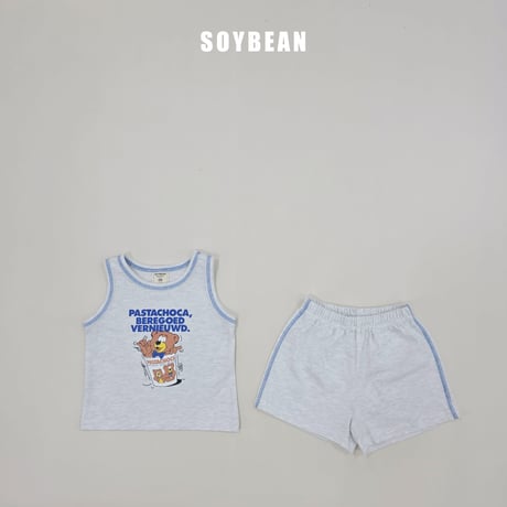 soybean/166. plan ) bear vintage updown set JS-JM