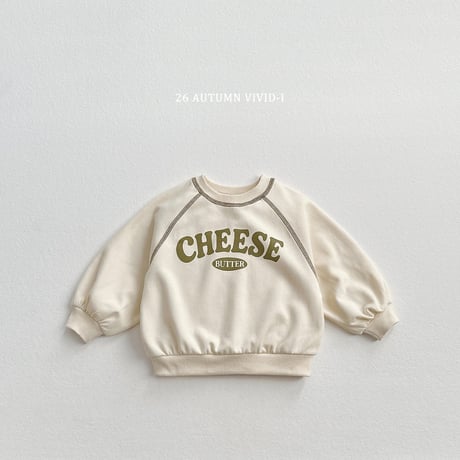 vividi/128. cheese stitch man-to-man JS-JM