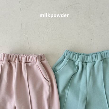 milkpowder/51. pin tuck pants 5-11