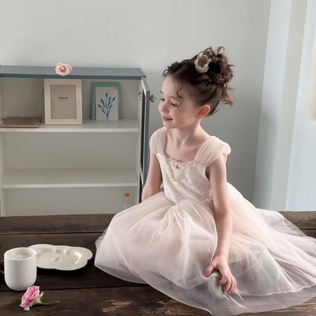 aiai/62. peach ballerina dress 90-130