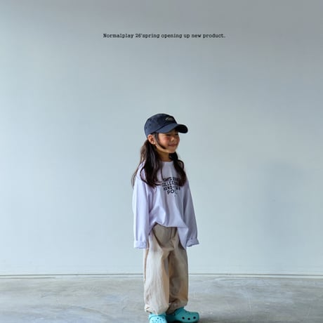 normalplay/30. font single T-shirt 12M-XL