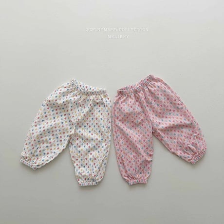 melikey/130. jelly flower P jogger XS-XL