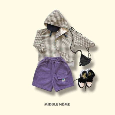 middlename/34. hood check shirt S-XL