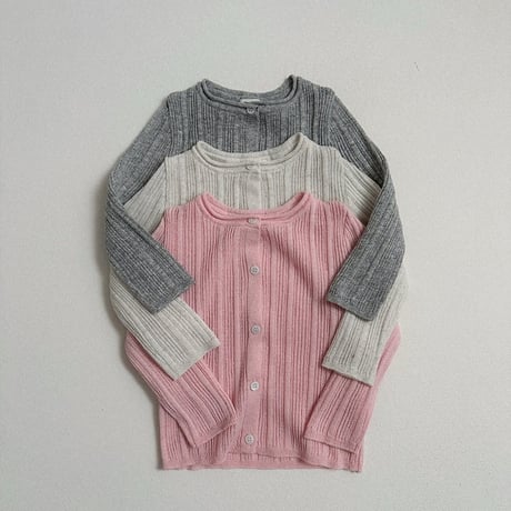 digreen/49. wiggly rib cardigan S-2XL