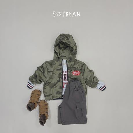 soybean/40. plan ) kamo hood windbreaker XS-XL