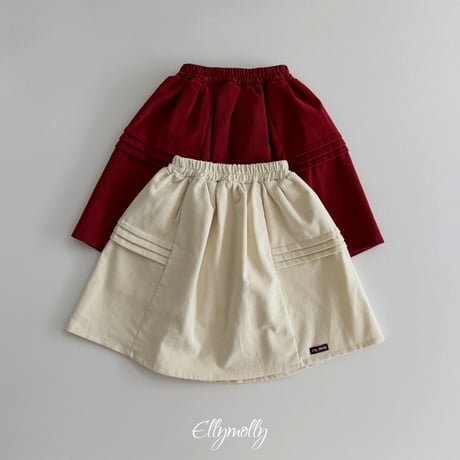 ellymolly/60. pongpong coduroy skirt 3-11