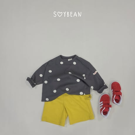 soybean/56. plan ) dot big box T-shirt JS-JM