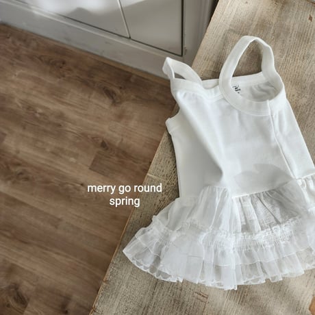 merrygoround/21. shalala rayerd sleeveless XS-2XL