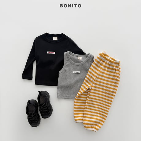 bonito/2. plan ) color golgi T-shirt 12M-XL